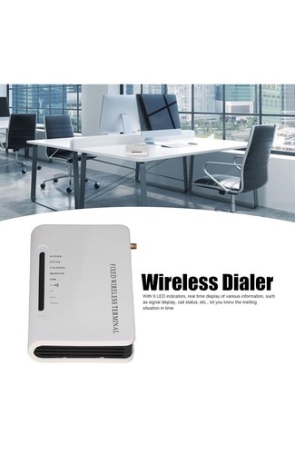 Terminal fixe sans fil quad bande GSM signal pris en charge GSM appelant de bureau - Photo 2 sur 5