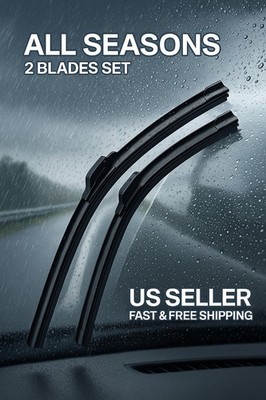 Windshield Wiper Blades OEM Quality J-Hook For 2017-2018 Toyota Yaris iA