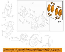 HYUNDAI OEM 21-25 Elantra Brake Components-Brake Pads 58101AAA11