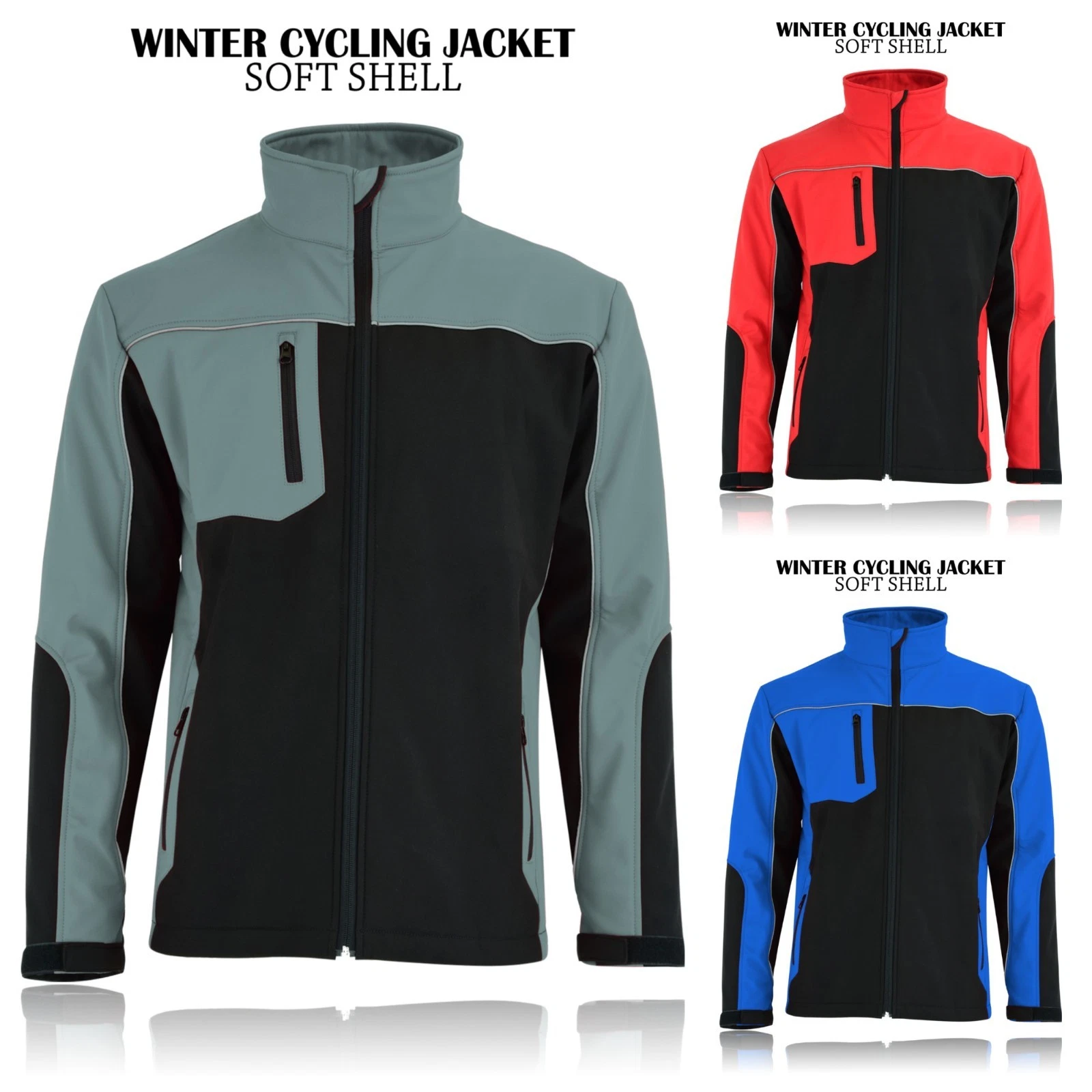 Work Soft Shell Outdoor Waterproof Windproof Work Thermal Fleece Lined jacket UK
Opens in a new wind
