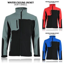 Work Soft Shell Outdoor Waterproof Windproof Work Thermal Fleece Lined jacket UK