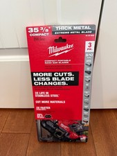 Milwaukee 48-39-0609 35-3/8" 8-10 TPI Extreme Thick Metal Bandsaw Blades 3PK