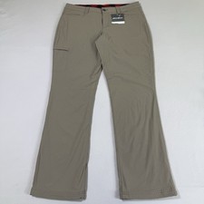 Eddie Bauer Travex Horizon Pants Womens Size 10 Fleece Lined Outdoor Hiking NWT