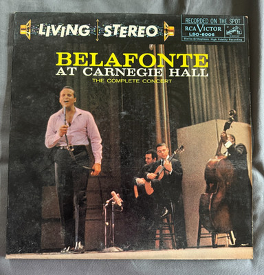Harry Belafonte At Carnegie Hall  - Complete Concert - 1959 Vinyl Double LP
