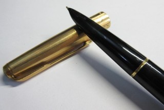 Vintage PARKER '61' FOUNTAIN PEN 12ct Rolled Gold VGC