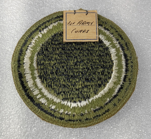 WWII US Army I Corps SSI Shoulder Patch Greenback OD Border Wartime ...