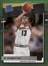 2020-21 Donruss #237 RJ Hampton Green Flood