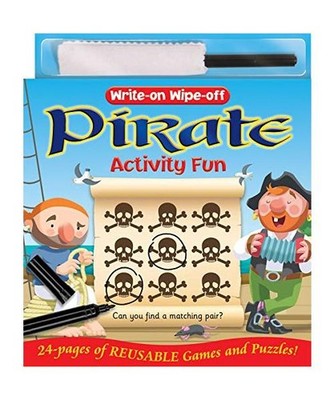 Write-on Wipe-off Pirate Activity Fun, Nat Lambert