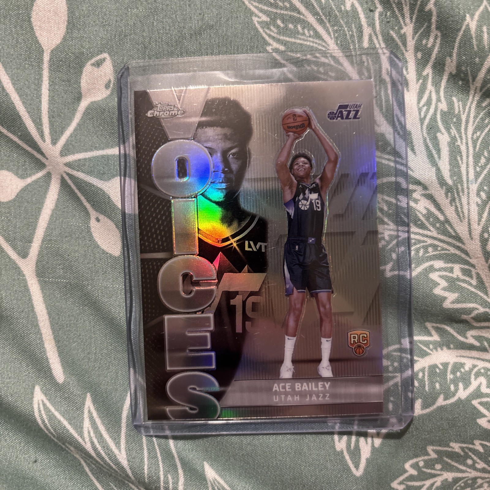 2025-26 Topps Chrome - Voices Ace Bailey #VS-10 Refractor (RC)