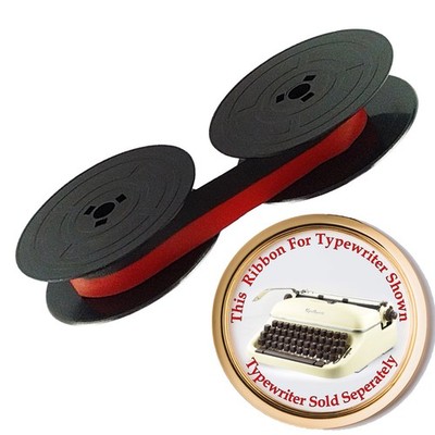 New Black & Red Ink Ribbon for an Optima Elite 3 Typewriter Portable Elite Three
