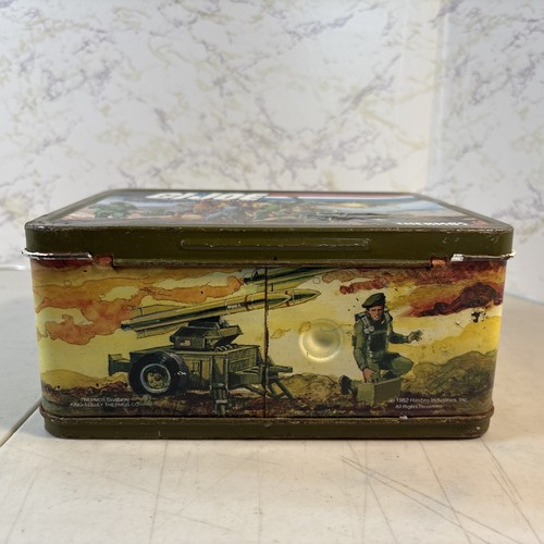 GI Joe A Real American Hero Lunchbox 1982 Hasbro King - NO THERMOS - Picture 5 of 6