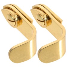 2Pcs Brass Saxophone Thumb Rest Ergonomic Support for Alto and Tenor Saxophones
