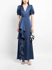 Sachin & Babi Mila Ruffled Gown Size 0