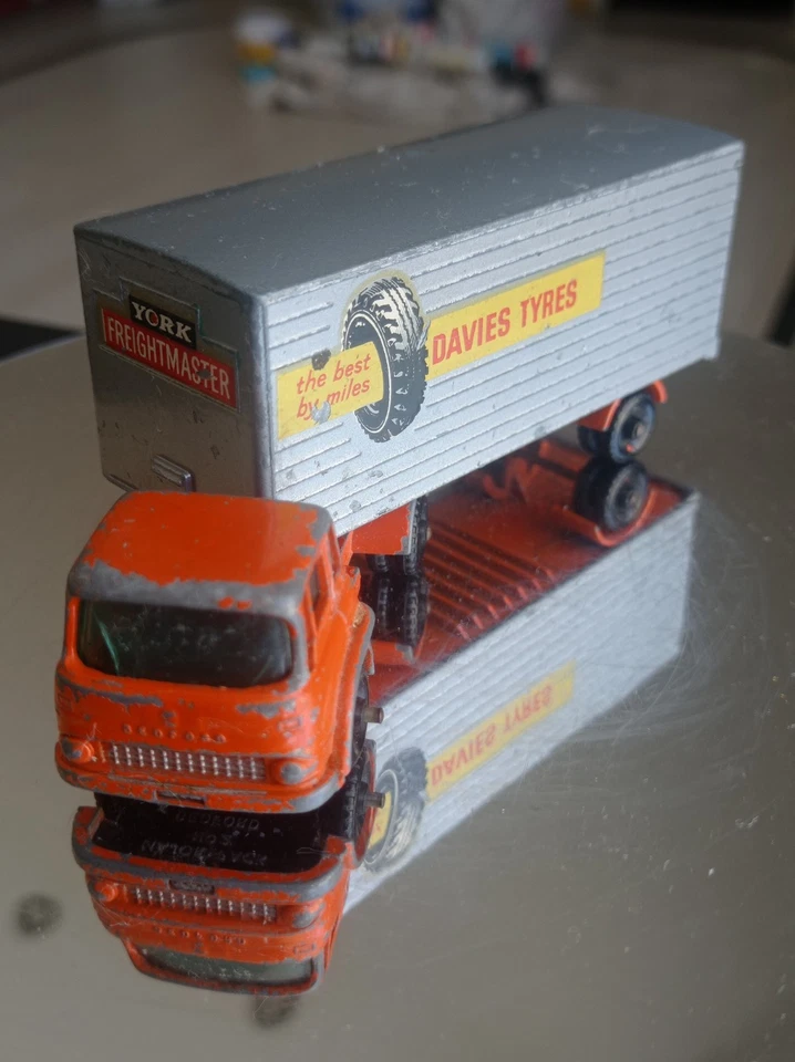 MATCHBOX R 2 LESNEY CAMION BEDFORD RIMORCHIO NO PORTE DAVIES MAJOR PACK GIOCATO - Immagine 4 di 4