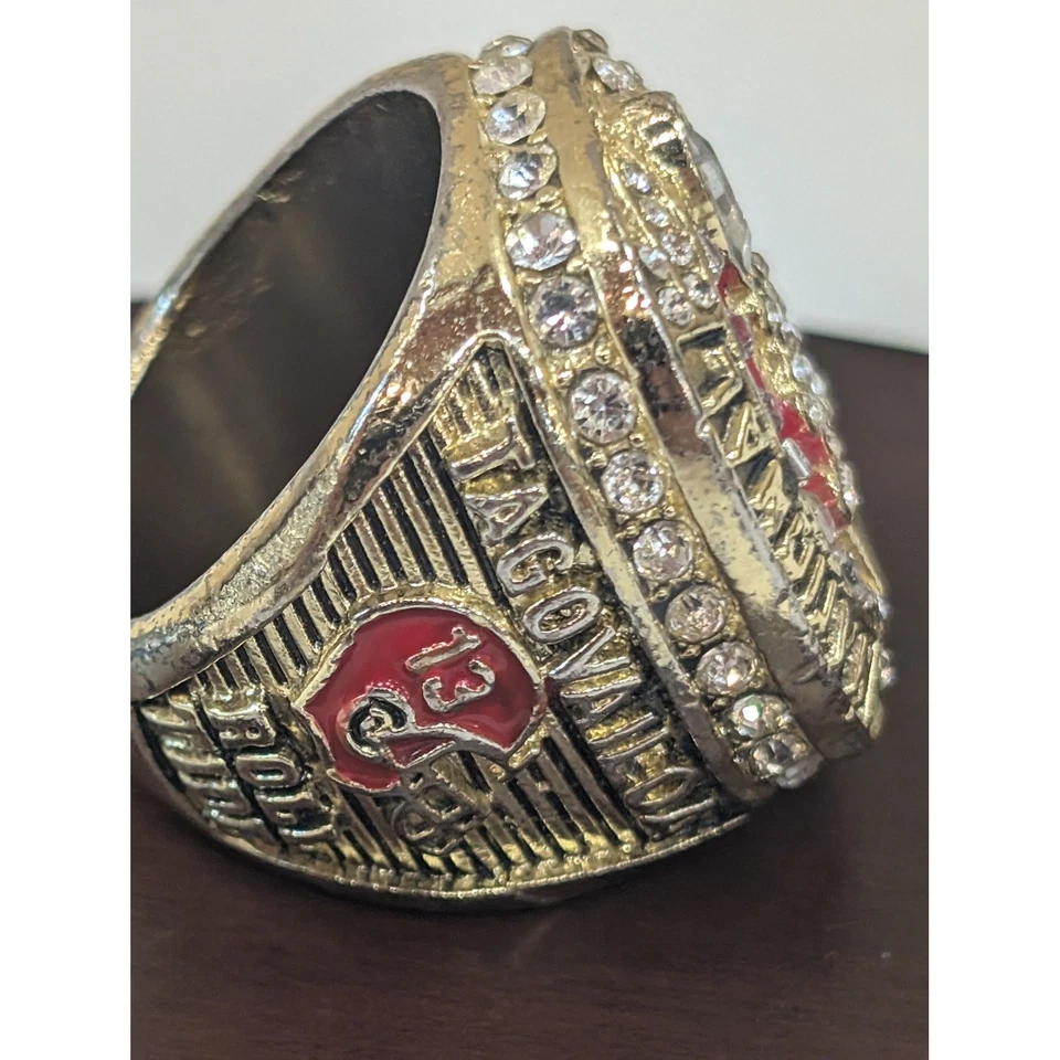 Alabama Crimson Tide 2017 National Champions Replica Ring Roll Tide Tagovailoa - Image 3 of 4