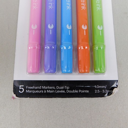 Cricut Infusible Ink Freehand Markers, Dual-Tip, Tropical - 5 Count #9111 - 第 5/10 張圖片