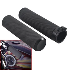 1" Handlebar Hand Grips For Harley Sportster XL 883 XL 1200 Dyna Softail V-Rod