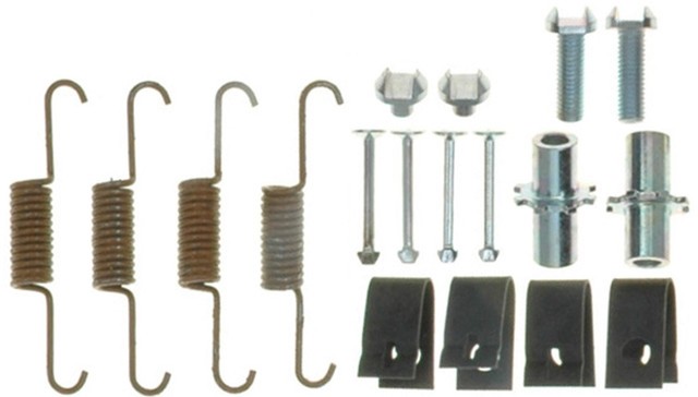Parking Brake Hardware Kit-with Springs, Pins, Retainers, and Hardware ...