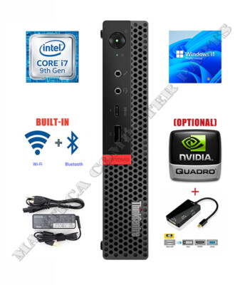 Lenovo ThinkCentre M720q Tiny DVDドライブ付！ Amazon.com: Lenovo ThinkCentre M720q Tiny Desktop Computer