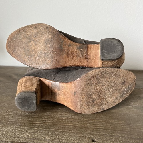 Cowgirl Alberto Fermani Suede Brown Booties - Picture 6 of 12