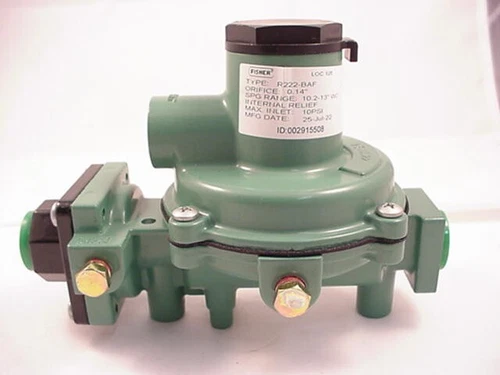 Fisher R222-BAF LP Gas Regulator 1/2" x 1/2" Ships Same Day