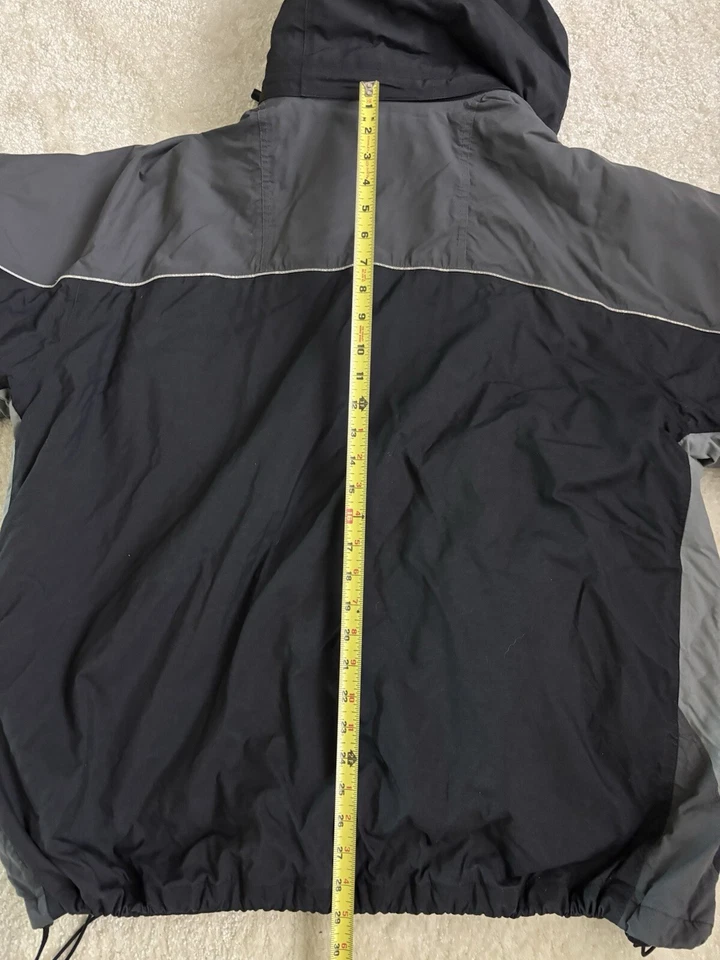 North End Elite Lexus Logo 3 in 1 All Climate Hooded Jacket Black/Gray Men's XL - Image 3 of 4