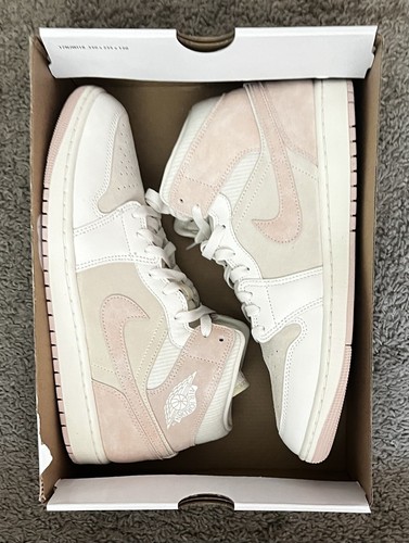 NEW Size 10.5M/12W- Jordan 1 Mid SE Coconut Milk/Legend Pink-Sail FQ1926-161 - Picture 3 of 5