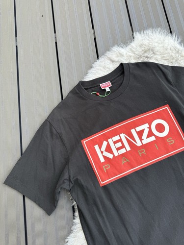 Kenzo Paris Classic Logo Tshirts | Black/Red | Size Medium M | Box - 第 3/9 張圖片