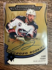 LIAM FOUDY 2020-21 Ultimate Collection Ultimate Introductions Auto GOLD #04/50