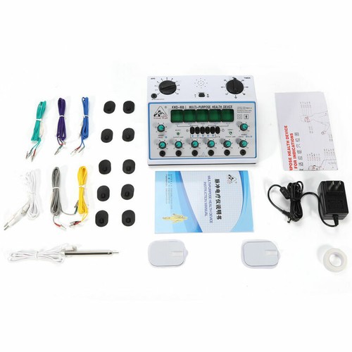 KWD 808 Electric Acupuncture Stimulator Machine 110V 6 Output Patches Massager - Bild 1 von 11