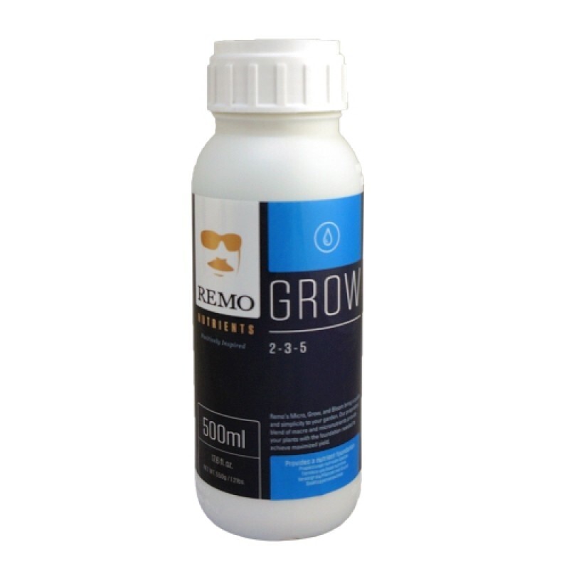 500ml Remo Nutrients Grow Base Nutrients Vegetative Hydroponics