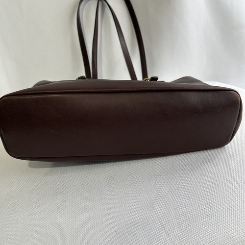 Bolso de hombro Coach vintage de cuero marrón #M1D-9813 EE. UU. - Imagen 7 de 14