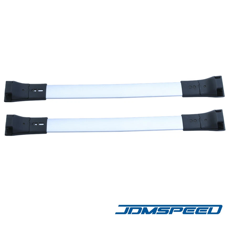 Paquete de riel transversal para portaequipajes de techo plateado 84130842 para GMC Acadia GM 2010-2017 Foto 3 de 4