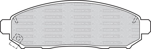 OEM SPEC FRONT AND REAR DISCS PADS FOR NISSAN PATHFINDER 2.5 TD 2005- - Picture 2 of 8