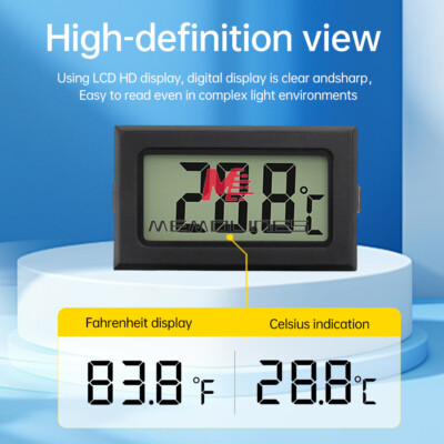 TM10 Embedded Digital Thermometer Reptile Pet Temperature Meter Tester -50~110 