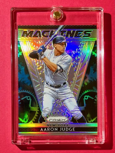 Aaron Judge RARE MINT SILVER REFRACTOR MACHINES EMBOSSED PANINI PRIZM SP INSERT! - Picture 4 of 11