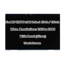 N49274-001 LCD Touch Screen Digitizer Display+Bezel For HP ENVY x360 15-FE0097NR