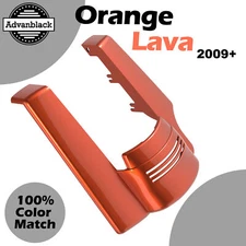 Single Cutout Stretched Rear Fender Extension ORANGE LAVA For Harley Touring 09+