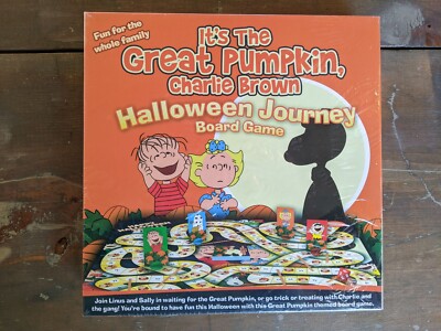 Sealed PEANUTS Halloween Board Game IT'S THE GREAT PUMPKIN CHARLIE BROWN New