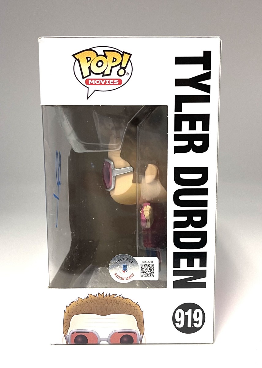 BRAD PITT SIGNED AUTOGRAPH FIGHT CLUB FUNKO POP 919 BECKETT