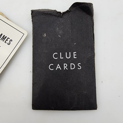 Vintage Clue 1949 1950 Spielstücke Anleitung Karten Waffen GVC - Bild 13 von 16