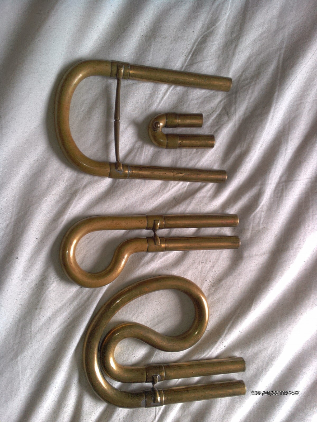 Vintage Brass Piston French Horn by. J R Lafleur & sons eBay