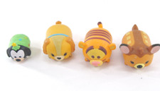 Disney Tsum Tsum Large 2" Lot 4 Characters Goofy, Lady Large, Tigger, Bambi