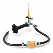 New Fuel Valve Petcock & Lever Screw For Kawasaki Prairie 360 KVF360 51023-1402