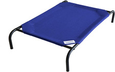 the Original Cooling Elevated Dog Bed, Indoor and Outdoor, Large, Aquatic Blue