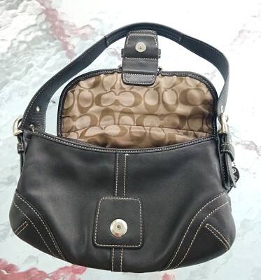 Coach HO50-9247 SMALL Vintage Black Soho Y2K Leather