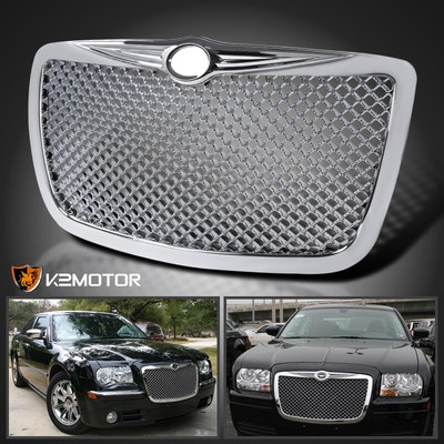 For 2005-2010 Chrysler 300 300C Chrome Front Hood Bumper Mesh Grill Grille