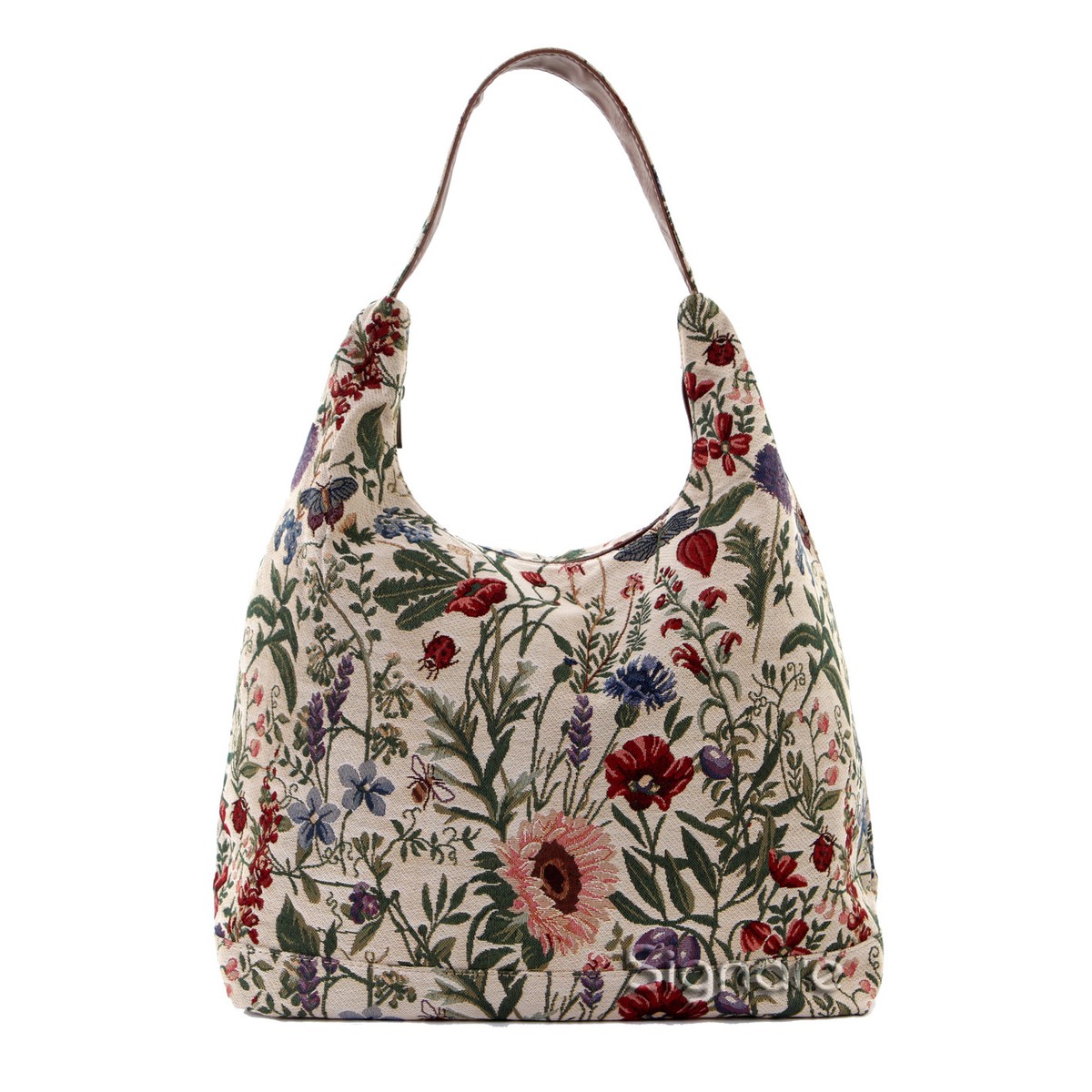 Signare Hobo Shoulder Bag For Women - Woven Tapestry, 13.8" X 13" X 5.1", Top Zip, Slouch Purse With Interior Pockets - View #8