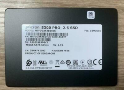 Micron 480GB 5300 PRO SSD SATA 3 6G 2.5 Micron 480GB 5300 PRO SSD SATA 3 6G 2.5