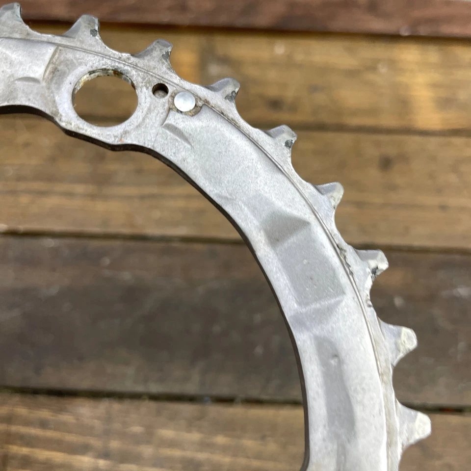 Shimano 32t Chainring 32 Tooth 104 BCD 4 Arm Ramp Pin Mountain Deore LX XT - Image 4 of 4